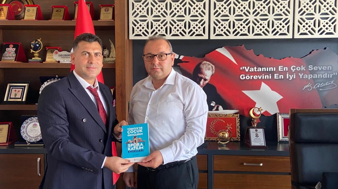 Kaymakamımız Sayın Fatih ÇOBANOĞLU’nu ziyaret ettik 